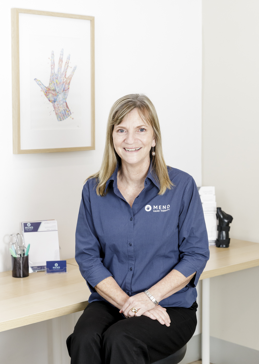 Margaret Kidd is a practice manager at Mend Hand Therapy in Wollongong and Shellharbour